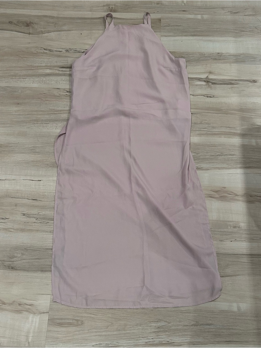 Size medium SORELLA VITA Pale Pink Slip Dress with Adjustable Straps